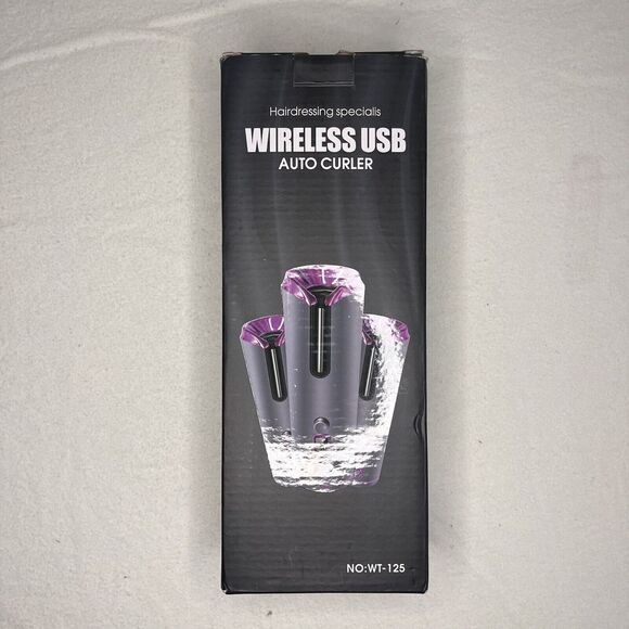 USB Cordless Automatic Rotating Hair Curler Hair Waver Curling Iron Styling Tool - Picture 4 of 4